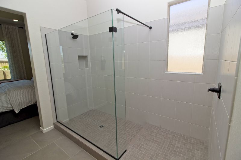Glass Panel with Frameless Doors